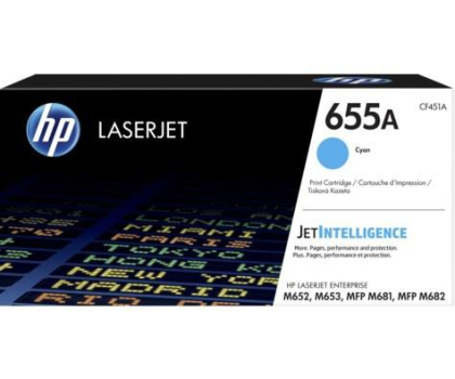 Toner HP Toner 655A Cyan Cartridge CF451A